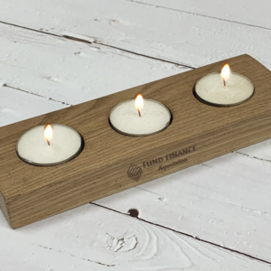 Wood Tealight Holder